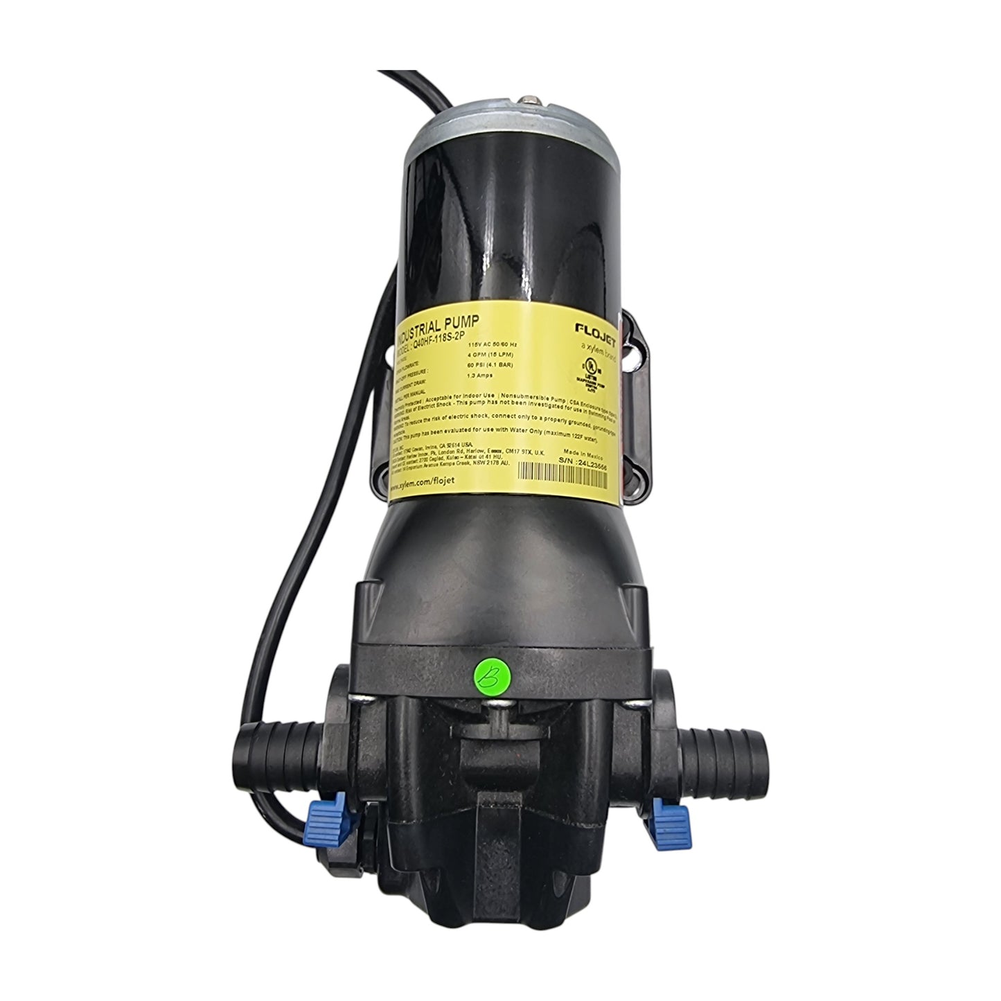 Bomba Flojet Serie VersiJet Múltiples Usos 60Psi 15Lpm Q40HF-118S-2P