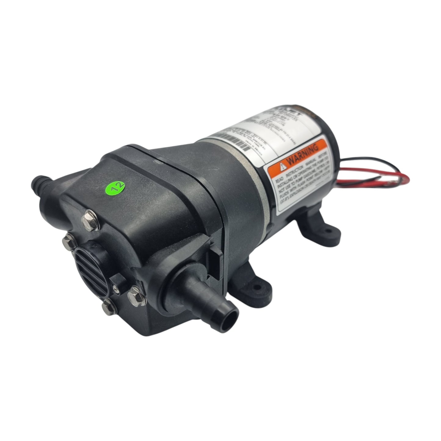 Bomba Serie Quad Mutliples Usos 12Vdc 50Psi 7.6Lpm Conector 1/2" Santoprene 04105512A