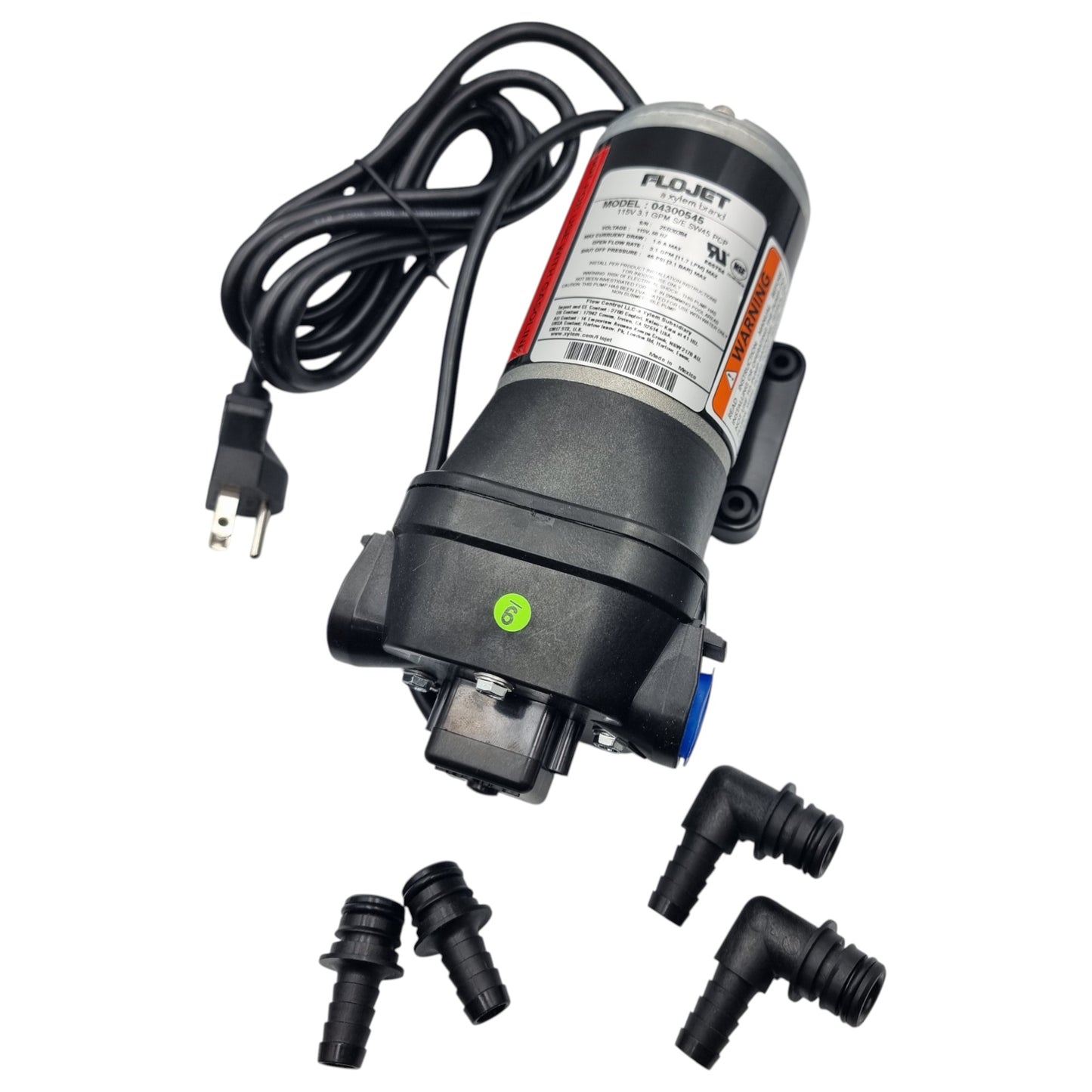 Bomba Flojet Quad Serie 4300 115V 45Psi 11.73Lpm 04300545A