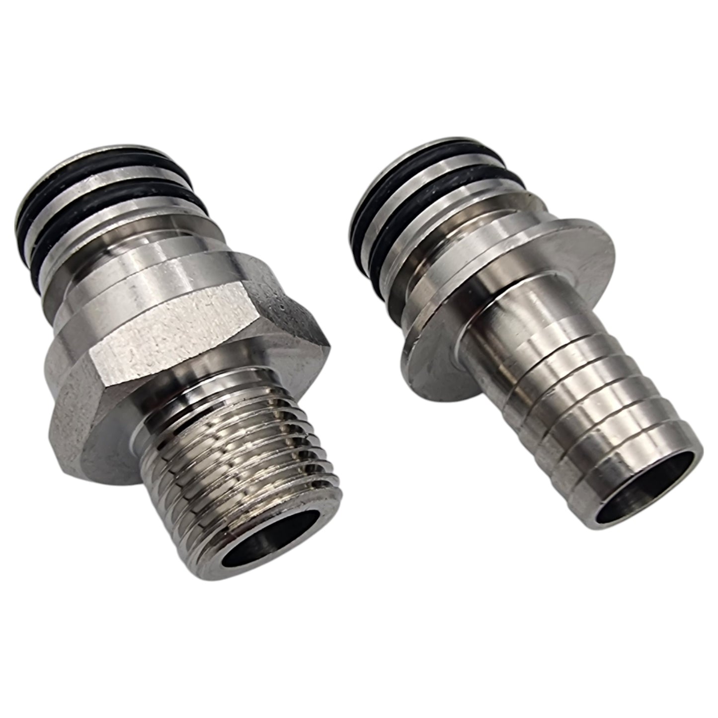 Regulador de Presión de Agua Flojet 01752409C 50 Psi Entrada 1/2" Salida de 3/8" con Conectores de Acero inoxidable