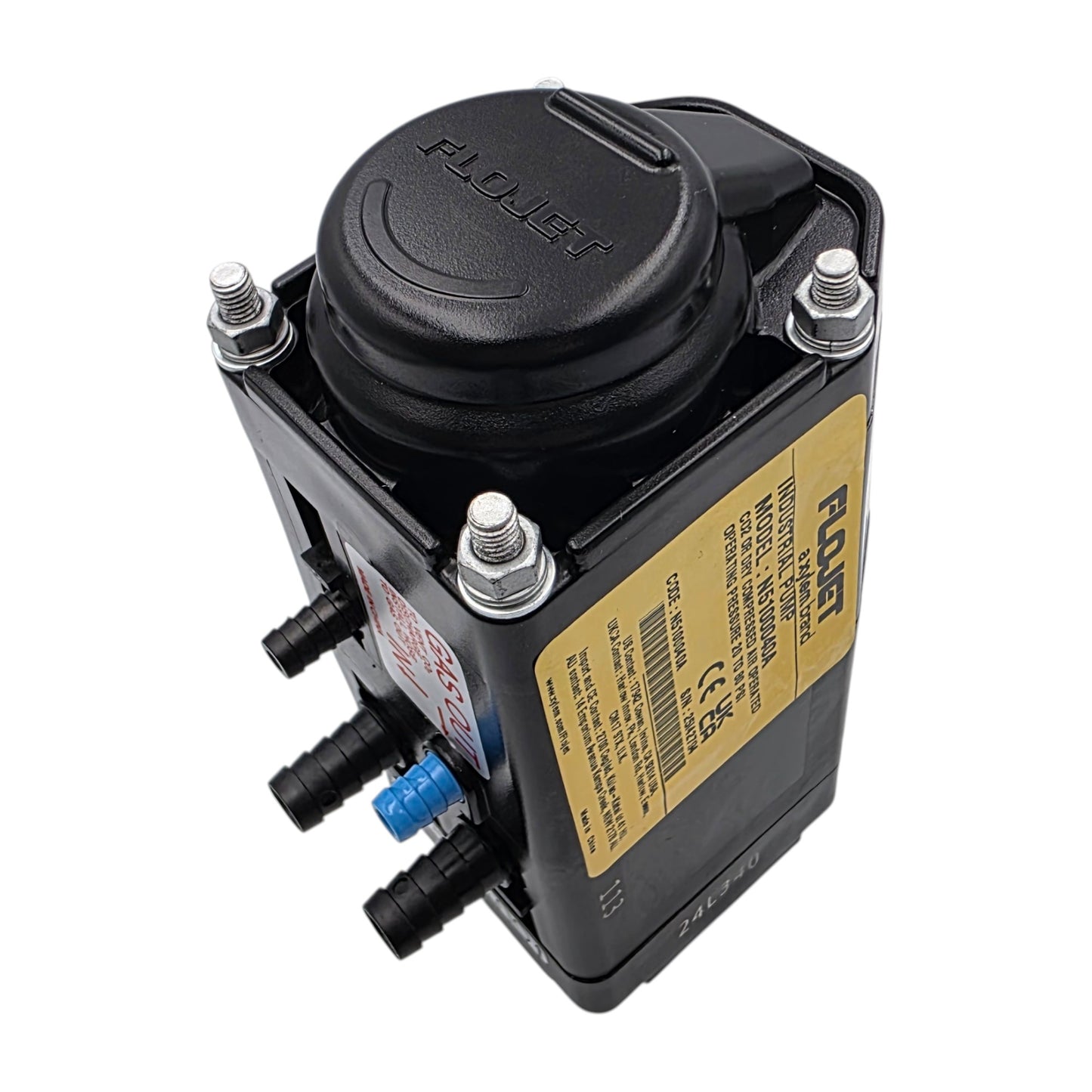 Bomba Flojet N5100040A Diafragma Santoprene Conexion Espiga 3/8" 20-80 Psi