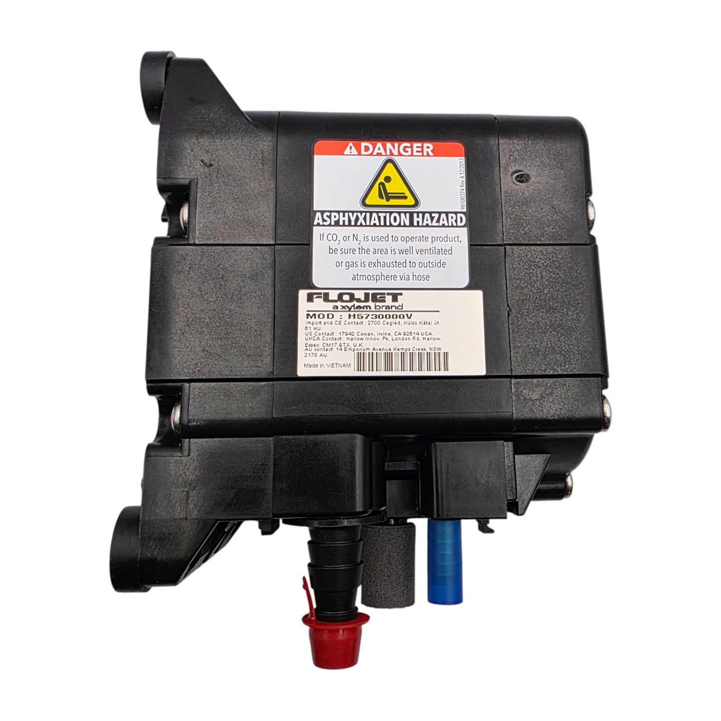 Bomba Flojet G573205 Diafragma Viton Conexion Espiga 3/8" 100 Psi